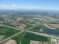 Perkins and Margaretta Townships in Erie County